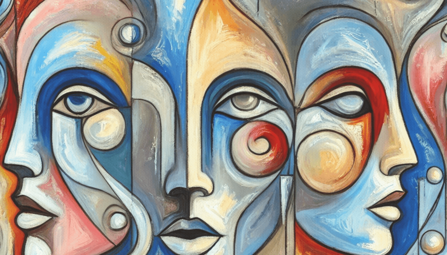 Abstract Figurative Emotional AI Art 